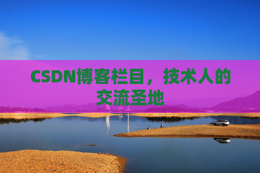 CSDN博客栏目，技术人的交流圣地